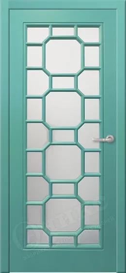 Двери в интерьере - Дверь Оникс Турин фрезерованная эмаль по RAL , сатинато  с решеткой №3