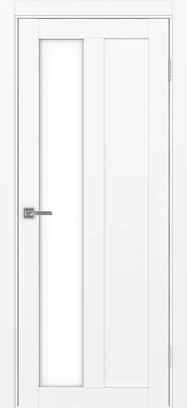 Двери в интерьере - Дверь Эко 521.21 белый снежный, lacobel белый