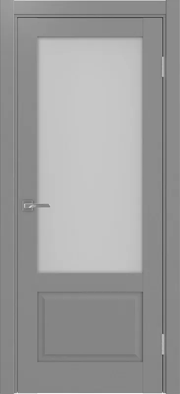 Двери в интерьере - Дверь Эко 640.21 ОФ3 серый, сатинат