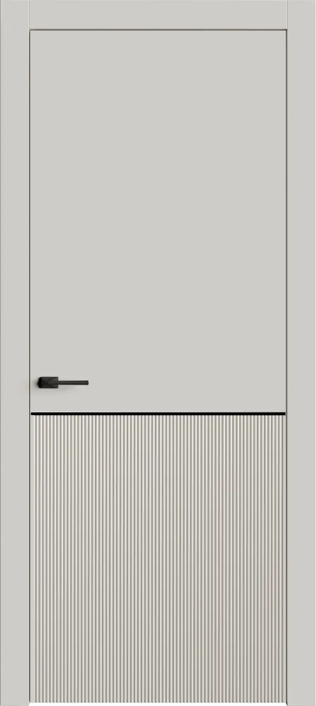 Двери в интерьере - Дверь Лайн8М эмаль латте, глухая