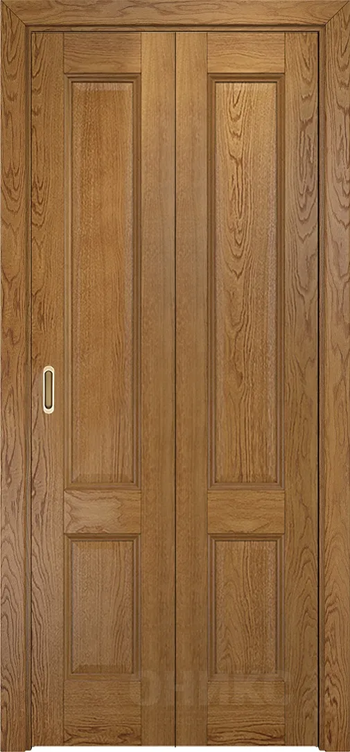 Двери в интерьере - Дверь-книжка Оникс Италия 2 дуб золотистый, глухая