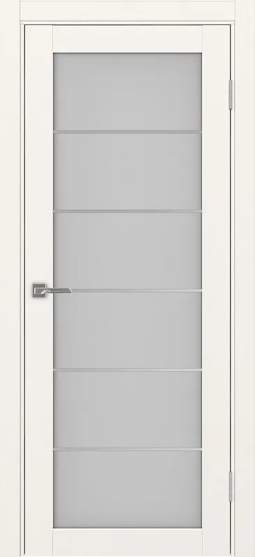 Двери в интерьере - Дверь Эко 501.2 АСС бежевый молдинг SC, сатинат