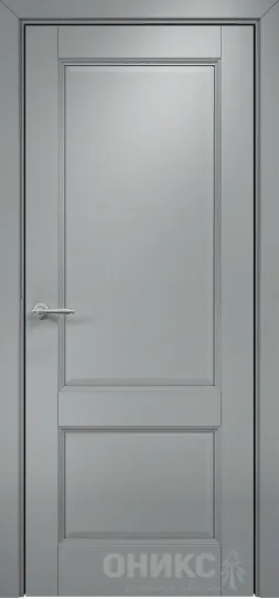 Двери в интерьере - Дверь Оникс Италия 2 эмаль RAL 7040, глухая