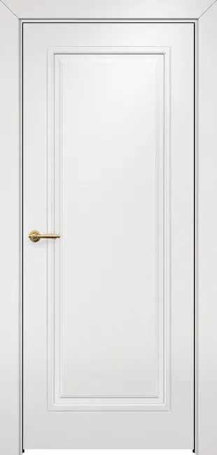 Двери в интерьере - Дверь Оникс Турин фрезерованная №2 PVC белый, глухая