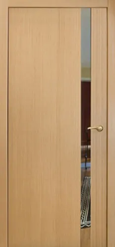 Дверь Оникс Верона 1 дуб, зеркало триплекс