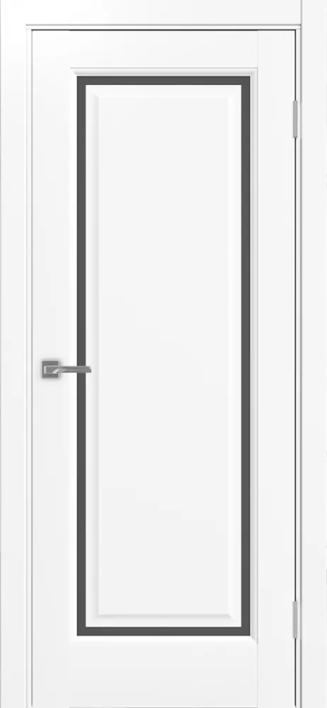 Двери в интерьере - Дверь Эко Neo 601С.21 белый снежный, сатинат графит
