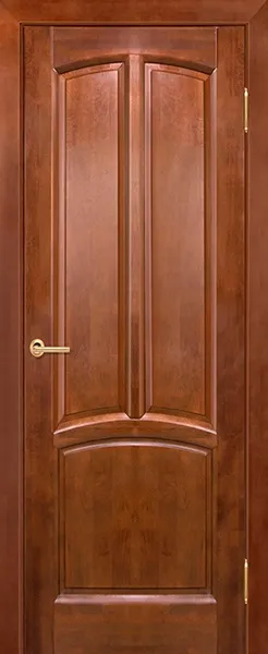 Двери в интерьере - Дверь Вилейка массив ольхи Виола бренди, глухая
