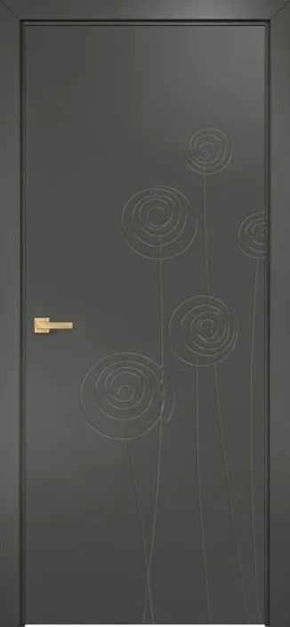 Двери в интерьере - Дверь Оникс Концепт №11 PVC серый, глухая