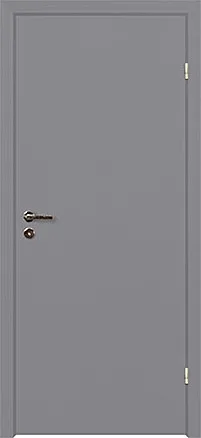 Дверь финская РФ с четвертью крашенная серая RAL 7040, глухая