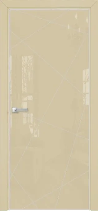 Двери в интерьере - Дверь Оникс Арт лакобель RAL 1015, пескоструй №5