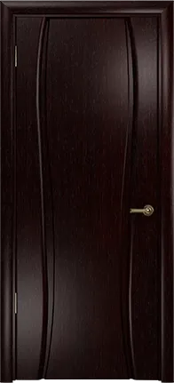 Двери в интерьере - Дверь Арт Деко Лиана-2 венге, глухая