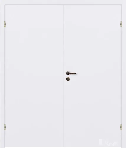 Дверь ламинированная финская с четвертью белая глухая. Фото №3