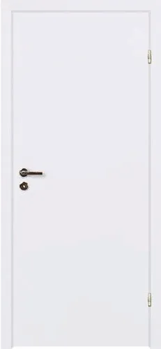 Двери в интерьере - Дверь ламинированная финская с четвертью белая глухая