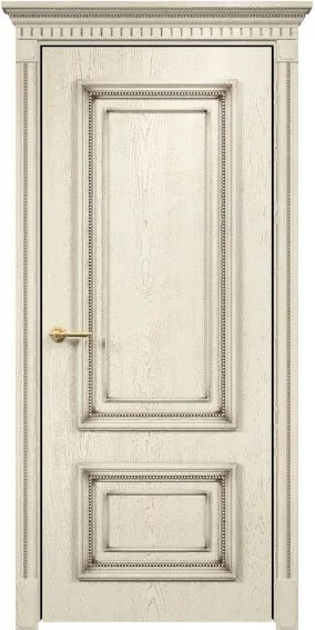 Дверь Оникс Мадрид эмаль слоновая кость с патиной, глухая. Фото №4