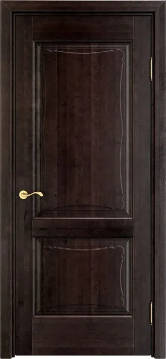 Двери в интерьере - Дверь Итальянская Легенда массив ольхи ОЛ6.2 венге, глухая