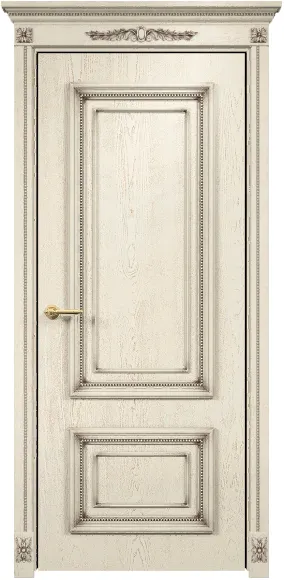 Дверь Оникс Мадрид эмаль слоновая кость с патиной, глухая. Фото №5