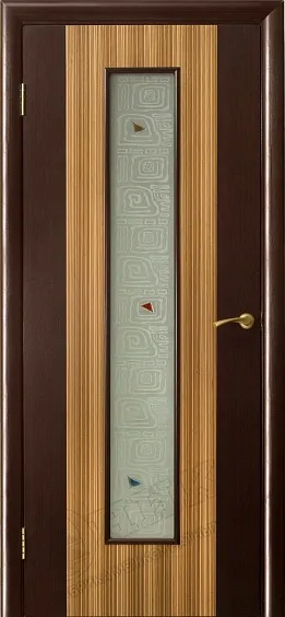 Дверь Оникс Комби венге\зебрано, Абстракта