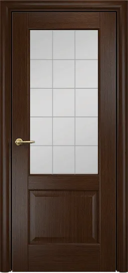Двери в интерьере - Дверь Оникс Марсель 2 венге, сатинат художественный Решетка