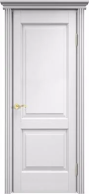 Двери в интерьере - Дверь Итальянская Легенда массив ольхи ОЛ13 эмаль белая, глухая
