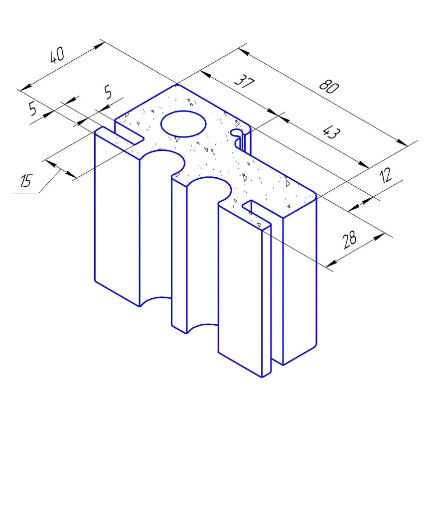 Схема коробки Капель Эко телескопическая