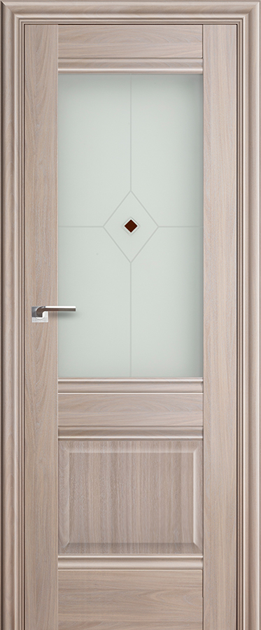 Двери в интерьере - Дверь ProfilDoors 2X орех пекан, стекло Узор 2