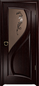 Схожие товары - Дверь Арт Деко Скорциа венге, тонированное ПО с рисунком и стразами