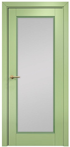 Недавно просмотренные - Дверь Оникс Тоскана 1 эмаль фисташковая/RAL 6021, сатинат белый