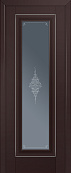 Схожие товары - Дверь ProfilDoors 24U темно-коричневый матовый, молдинг серебро, стекло кристалл графит