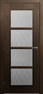 Недавно просмотренные - Дверь Краснодеревщик 3340 дуб шервуд, стекло матовое гравировка Кристалл