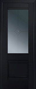 Недавно просмотренные - Дверь ProfilDoors 2U черный матовый, стекло графит узор 1