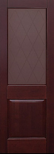 Недавно просмотренные - Дверь ОКА массив ольхи Элегия махагон, стекло графит с фрезеровкой
