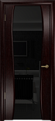 Схожие товары - Дверь Арт Деко Лиана-3 венге, триплекс черный
