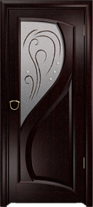 Недавно просмотренные - Дверь Арт Деко Скорциа венге, белое ПО с рисунком и фьюзингами