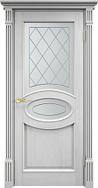 Недавно просмотренные - Дверь ПМЦ массив сосны 26ш белый воск, стекло 26-2