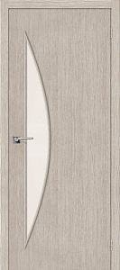 Недавно просмотренные - Дверь Браво Мастер-6 3D капучино, сатинато белое "Magic Fog"