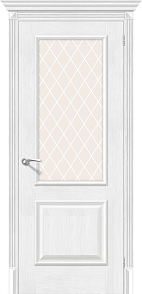 Недавно просмотренные - Дверь Браво Классико-13 (new) экошпон королевский дуб, сатинато белое художественное "White Сrystal"