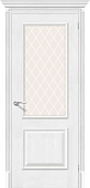 Схожие товары - Дверь Браво Классико-13 (new) экошпон королевский дуб, сатинато белое художественное "White Сrystal"