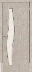 Недавно просмотренные - Дверь Браво Мастер-8 3D капучино, сатинато белое "Magic Fog"