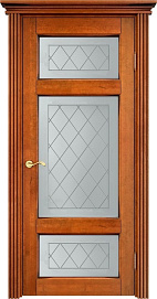 Недавно просмотренные - Дверь ПМЦ массив ольхи ОЛ55 медовый с патиной орех, стекло 55-8