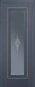 Недавно просмотренные - Дверь ProfilDoors 24U антрацит, молдинг серебро, стекло кристалл графит