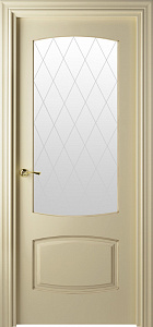 Недавно просмотренные - Дверь VALDO 844 шпон слоновая кость 1015, стекло мателюкс с гравировкой