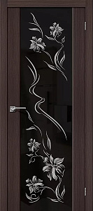 Недавно просмотренные - Дверь Браво S-13 Print экошпон венге вералинга, зеркало черное художественное "Print"