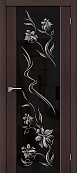 Схожие товары - Дверь Браво S-13 Print экошпон венге вералинга, зеркало черное художественное "Print"