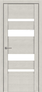 Недавно просмотренные - Дверь ДР экошпон UniLine Soft touch 30013 софт бьянка, стекло белое
