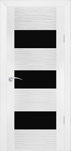 Недавно просмотренные - Дверь Z D3 техно эмаль белая, лакобель черный