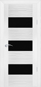Схожие товары - Дверь Z D3 техно эмаль белая, лакобель черный