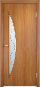 Недавно просмотренные - Дверь Браво 5Ф миланский орех, стекло белое художественное с фьюзингом