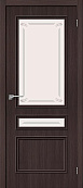 Схожие товары - Дверь Браво Симпл-15.2 экошпон венге вералинга, стекло белое художественное "Mystic"