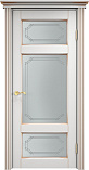 Схожие товары - Дверь ПМЦ массив ольхи ОЛ55 белый грунт с патиной золото, стекло 55-1