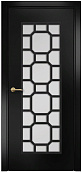 Схожие товары - Дверь Оникс Турин фрезерованная эмаль черная, сатинато с решеткой №3